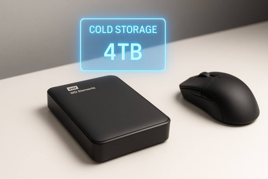 WD Elements 4TB External Hard Drive for backing up Steam games.