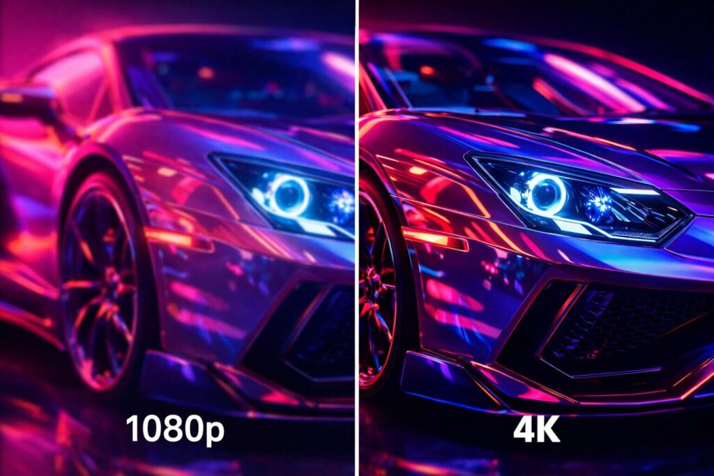 Comparing 4K vs 1440p resolution to find the best monitor for GTA 6