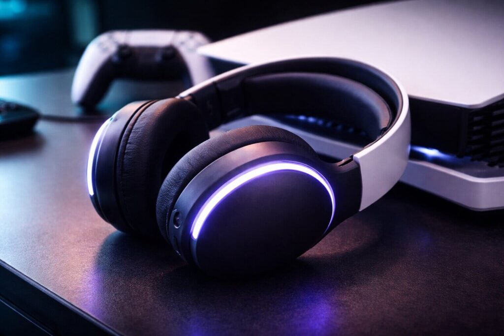 Premium gaming headset required for communicating in GTA 6 cross-platform lobbies.