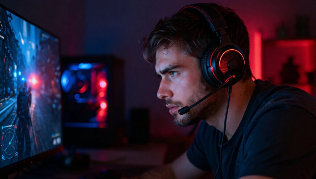 Using a high-quality microphone to communicate during GTA Online heists in Vice City