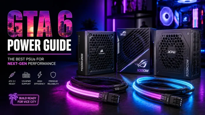 Best PSU for GTA 6 PC - Corsair RM850x and Seasonic GX-750 modular ATX 3.0 power supplies comparison