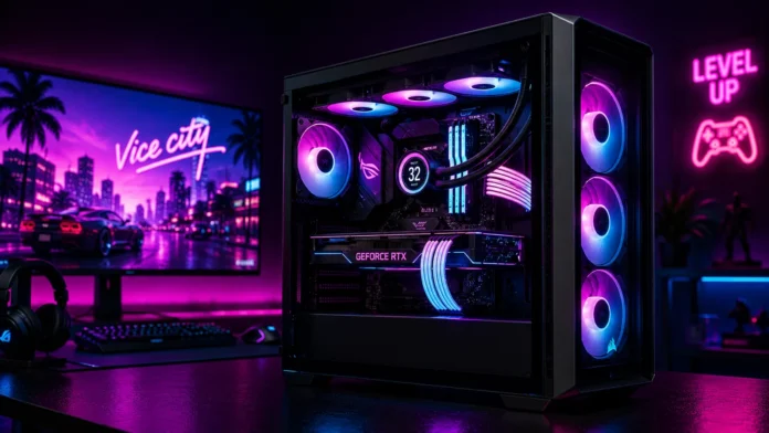 GTA 6 minimum PC requirements and budget gaming PC hardware components for Vice City