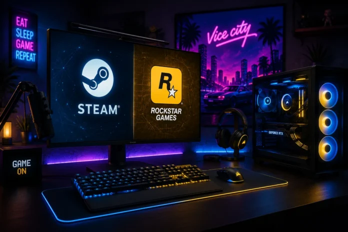 GTA 6 Steam vs Rockstar Launcher comparison for PC gamers