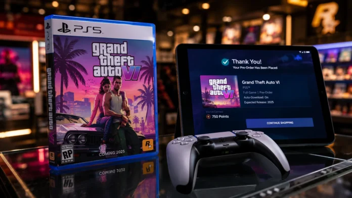 Complete guide explaining how to pre-order GTA 6 on PS5 with pricing details and retail bonus packages